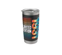 Edición limitada, vintage, retro, año de nacimiento 1931. Vaso térmico de acero inoxidable de doble pared