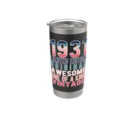 Edición limitada, vintage, retro, año de nacimiento 1931. Vaso térmico de acero inoxidable de doble pared