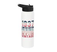 Edición limitada, vintage, retro, año de nacimiento 1937. Stainless Steel Insulated Water Bottle