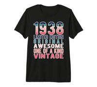 Edición Limitada, Vintage, Retro, año de Nacimiento 1938. Camiseta Premium