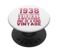 Edición Limitada, Vintage, Retro, año de Nacimiento 1938. PopSockets PopGrip Adhesivo