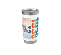 Edición limitada, vintage, retro, año de nacimiento 1938. Vaso térmico de acero inoxidable de doble pared