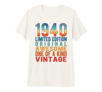 Edición Limitada, Vintage, Retro, año de Nacimiento 1940. Camiseta Premium
