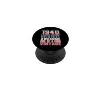 Edición Limitada, Vintage, Retro, año de Nacimiento 1940. PopSockets PopGrip Adhesivo