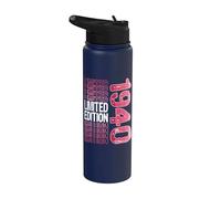 Edición limitada, vintage, retro, año de nacimiento 1940. Stainless Steel Insulated Water Bottle
