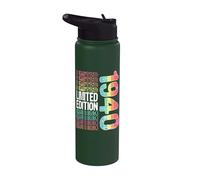 Edición limitada, vintage, retro, año de nacimiento 1940. Stainless Steel Insulated Water Bottle