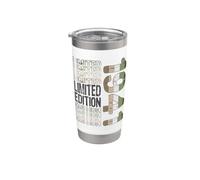 Edición limitada, vintage, retro, año de nacimiento 1941. Vaso térmico de acero inoxidable de doble pared