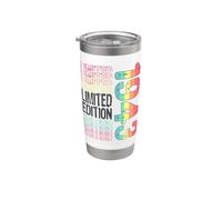 Edición limitada, vintage, retro, año de nacimiento 1943. Vaso térmico de acero inoxidable de doble pared