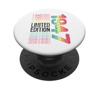 Edición Limitada, Vintage, Retro, año de Nacimiento 1947. PopSockets PopGrip Adhesivo
