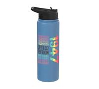 Edición limitada, vintage, retro, año de nacimiento 1947. Stainless Steel Insulated Water Bottle