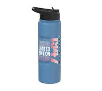 Edición limitada, vintage, retro, año de nacimiento 1947. Stainless Steel Insulated Water Bottle