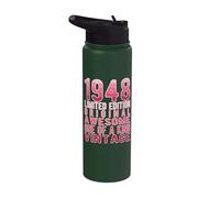 Edición limitada, vintage, retro, año de nacimiento 1948. Stainless Steel Insulated Water Bottle