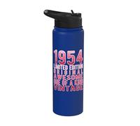 Edición limitada, vintage, retro, año de nacimiento 1954. Stainless Steel Insulated Water Bottle