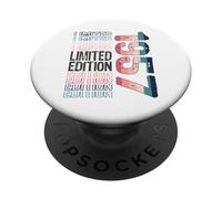 Edición Limitada, Vintage, Retro, año de Nacimiento 1957. PopSockets PopGrip Adhesivo