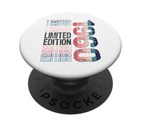 Edición Limitada, Vintage, Retro, año de Nacimiento 1960. PopSockets PopGrip Adhesivo