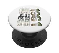 Edición Limitada, Vintage, Retro, año de Nacimiento 1961. PopSockets PopGrip Adhesivo