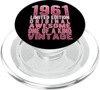 Edición Limitada, Vintage, Retro, año de Nacimiento 1961. PopSockets PopGrip para MagSafe