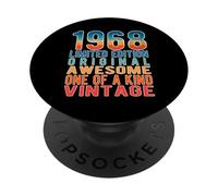 Edición Limitada, Vintage, Retro, año de Nacimiento 1968. PopSockets PopGrip Adhesivo