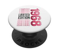 Edición Limitada, Vintage, Retro, año de Nacimiento 1968. PopSockets PopGrip Adhesivo