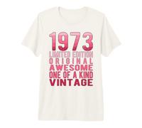 Edición Limitada, Vintage, Retro, año de Nacimiento 1973. Camiseta Premium