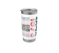 Edición limitada, vintage, retro, año de nacimiento 1973. Vaso térmico de acero inoxidable de doble pared