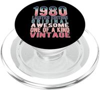 Edición Limitada, Vintage, Retro, año de Nacimiento 1980. PopSockets PopGrip para MagSafe