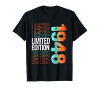 Edición Limitada, Vintage, Retro, año de Nacimiento de 1948. Camiseta