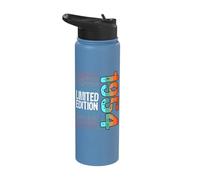 Edición limitada, vintage, retro, año de nacimiento de 1954. Stainless Steel Insulated Water Bottle