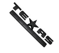 'Edición Texas, Emblema 'Edición Texas - Adhesivo decorativo ABS,Pegatina para puerta lateral guardabarros ABS Escudo adhesivo , adhesivo para coche fresco y elegante para puerta, au