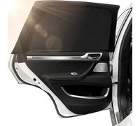 Ediesi, Parasol Coche Bebé para Ventanas Traseras - 2 Unidades, Protector Solar Lateral para Coche, Protección UV para Bebés y Niños, Ajuste Universal y Fácil Instalación