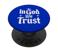 edificante In God We Trust Fe gótica/Estilo inglés Antiguo PopSockets PopGrip Adhesivo