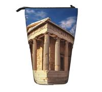 Edificio De Historia De Grecia Telescópica Estuche Para Lápices Vertical Estuche Lapices Portable Bolsa De Cosméticos Para Oficina Adolescentes Escolar