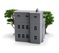Edificio residencial de Europa del Este 1945 - 1980 (SBH03) - Edificio de Wargaming impreso en 3D - Guerra Fría/Batallas modernas, 15 mm, 20 mm, 28 mm (15 mm)