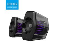 EDIFIER G2000 PRO Altavoces Gaming De Escritorio 2.0 32W Unidad De 3 Pulgadas Luz RGB Sonido Envolvente 7.1 Bluetooth 5.4 Entradas Varias Modos Musica Juego Pelicula Carcasa Transparente Bajos Black