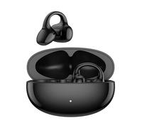 Edifier LolliClip Auriculares Inalámbricos de Oído Abierto, Bluetooth 5.4, Hi-Res LDAC, ANC Adaptativo, Monitoreo de Salud, Audio Espacial, Diseño Interchangeable, Multipunto, IP56, Negro