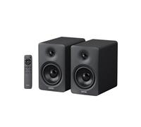 Edifier M90 Altavoces de estantería, 100W RMS Altavoces de Escritorio, Audio Hi-Res, LDAC, Bluetooth 6.0 Altavoces Compactos, HDMI eARC/Optical/USB-C/AUX Entrada, Control Remoto para TV/PC - Negro