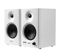 Edifier MR4 Monitor de Estudio Compacto 2.0 (42 W) con Amplificador de Clase D y Dos Modos de Sonido seleccionables, Blanco