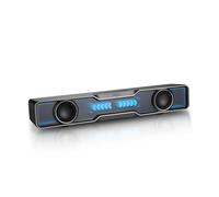 Edifier QS30 Barra de Sonido Multimedia, Iluminación Dinámica, Bluetooth V5.4, Graves Potenciados, Micrófono Integrado, Varios Efectos de Sonido (QS30, Negro)