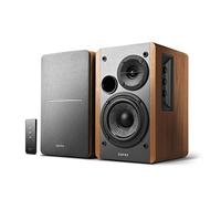 Edifier Par de altavoces R1280T Active Bookshelf, sistema de altavoces activos 2.0 para PC, monitores de estudio, altavoz, 42 vatios RMS, marrón