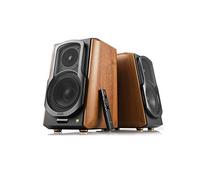 Edifier S1000MKII 2.0 Audiophile Active Shelf Speakers, 120 Watt Speakers, Bluetooth 5.0 with aptX HD, Optical Input, Active Monitor Near-Field Speaker with Class D Amplifier