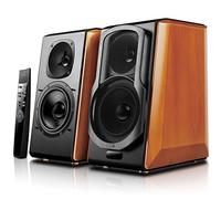 Edifier S200 0pro Activo 2.0 Estante Sistema de Altavoces con Bluetooth (aptX), Digital y analogei ngängen y Balanced de Entrada (simétrico), Mando a Distancia 124 W Negro/Madera