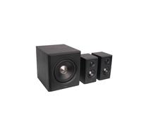 Edifier Sistema de altavoces S355DB 2.1 Hi-Res - 150 W RMS, subwoofer inalámbrico de 5,8 GHz, HDMI eARC, LDAC Bluetooth 6.0, USB-C, óptico, coaxial, tri-amp DSP, diseño premium (negro)