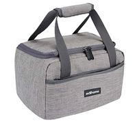 edihome, Bolsa Termica Porta Alimentos, 8L, Fiambrera, Almuerzo, Comida para el Trabajo, Portátil, Lunch Box, Lonchera Térmica (Gris)