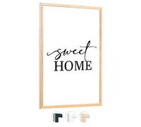 edihome, Marco 50x70 cm, Marcos de Fotos, Madera, Blanco, Negro y Marron, Lamina Acrilica, Horizontal/Vertical, para Título, Fotografias Boda, Marco fotos (Marrón - 50x70)