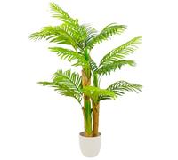 edihome, Planta Artificial Grande, Palmera Kwai Artificial 150 cm, Decorativas, Árbol, Decoración Hogar, para Interior, Oficina, Hoteles, Eventos - Planta Realista Tropical (Palmera, 150)