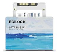 Ediloca 2TB SSD Internal Solid State Drive, 2.5" SATA III 6Gb/s, Up to 500MB/s Read Speed, 3D NAND Flash, Shock Drop-Proof for PC/Laptop/Desktop/NAS, Compatible with Windows/Mac/Linux (ES580E)