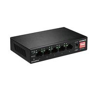 Edimax ES-5104PH V2 - Long Range Conmutador Fast Ethernet de 5 Puertos, con 4 Puertos PoE+ y conmutador Dip