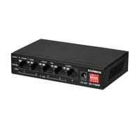 Edimax GS-1105PE - Conmutador Gigabit PoE+ de 5 Puertos de Largo Alcance con 4 Puertos PoE+ y Interruptor Dip