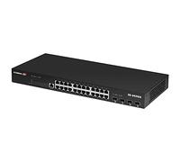 Edimax GS-5424LX - Conmutador Inteligente Gigabit Web de 28 Puertos con 4 Puertos SFP+ de 10 GbE