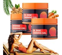 EDINBURGH Carotene Tanning Gel - Edinburghuk Luxury Intensive Tanning Gel para Sunbathing, Alta Belleza Tanning Accelerator - Reduce tu sol o el tiempo de bronceado para un bronceado natural, profundo